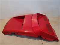 Vintage RUFF Snowmobile Red Hood Cover