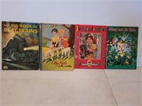 Vintage Colorful Childrens Large Books 1949-1955