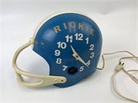 Vintage Spartus Football Helmet Clock