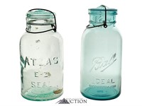 Ball Ideal & Atlas E-Z Seal Half Gallon Jars