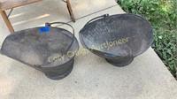 2 coal buckets