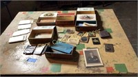 All photos some tin type , cigar boxes, old post