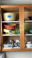 Contents of wall cabinet