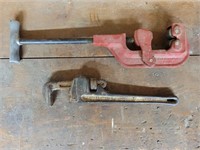 Set of 2 Pipe Wrenches