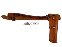 Brauer Bros. Leather .22 Ammo Belt w/ Gun Holster