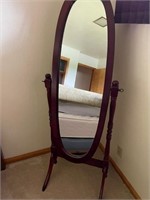 Wooden dressing mirror