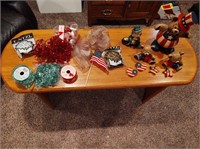 Assorted Holiday Decorations