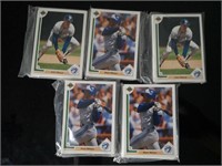 5 BLUE JAYS TEAMS SETS 1991 UPPER DECK