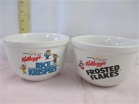 Kellogg's Advertisement Bowls