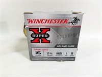 25 ROUNDS WINCHESTER 16 GA. SHELLS