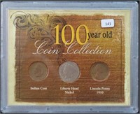 100 YEAR OLD COIN COLLECTION