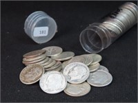 ROLL OF 50 SILVER ROOSEVELT DIMES