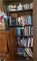 Contents of Built-in Bookcase