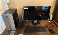 Dell Monitor, Speakers, HP Hardrive & Electronics