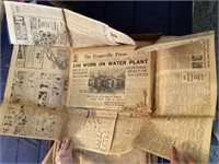 1937 Flood Newspapers & Misc