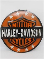 HARLEY DAVIDSON METAL HANGING SIGN