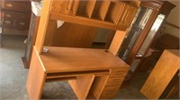 2 Piece Large Wood Desk 
Approx. 5ft wide, 2ft