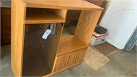 Large Wood Entertainment Center 
Approx. 4ft x