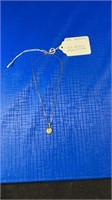 Necklace 14K Gold & Pendant Mother & Child