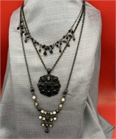 3 Beautiful Black Necklaces