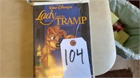 Black Diamond Disney VHS: Lady and the Tramp