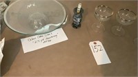Glass Cake Stand, Glasses, Vatural Marble