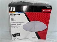 $29.98  Utilitech 12-in White Industrial LED