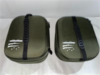 2) SAFETY EAR AND EYE PROTECTION HARD CASES,