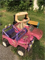 Lot of Children's Power Wheels and Toys