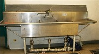 Stainless Steel Triple Sink