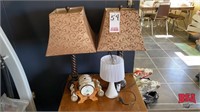 2 Table Lamps, Small Bedroom Lamp,