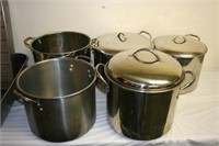5 Stainless Stock Pots