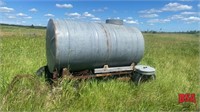 500 Gal Water Tank On 4 Wheel Farm Wagon