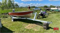 1990 Harbourcraft 12’ aluminum fishing boat 1ZE1JB