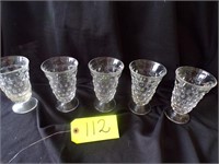 SET OF 6 GLASSES (one not in picture)