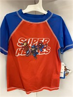 (24x bid) Marvel Size 4T Swim Shirt