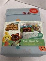 (6x bid) Animal Crossing Twin Sheet Set