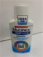 (48x bid) Mucinex 6oz Cold and Flu Medicine