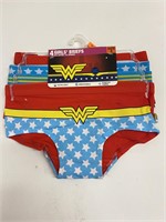 (20x bid) Wonder Women 4 Pk Girls Underwear Size 6