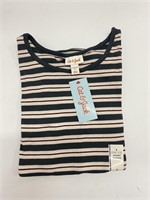 (12x bid) C&J Striped Shirt Size Large