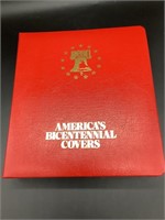 Binder of America's Bicentennial Covers - Stamps