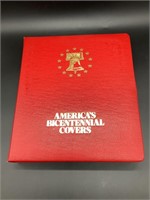 Binder of America's Bicentennial Covers - Stamps