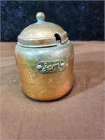 Copper jam jar approx 5 inches tall