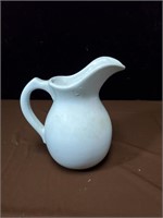 White McCoy pitcher approx 8.5 inches tall