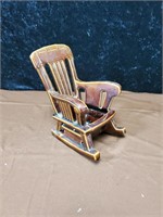 McCoy rocking chair planter approx 8 inches tall