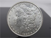 1890- P Morgan Silver Dollar