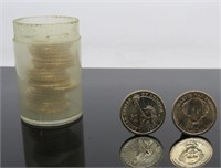 (25) 2008- P Martin Van Buren $1 Coins