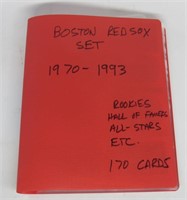 1970-1993 Boston Red Sox  Baseball Cards