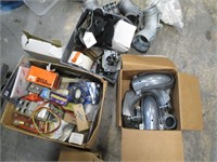 Box Lot of assorted electrical hardware