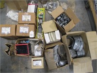 Box lot of electrical hardware